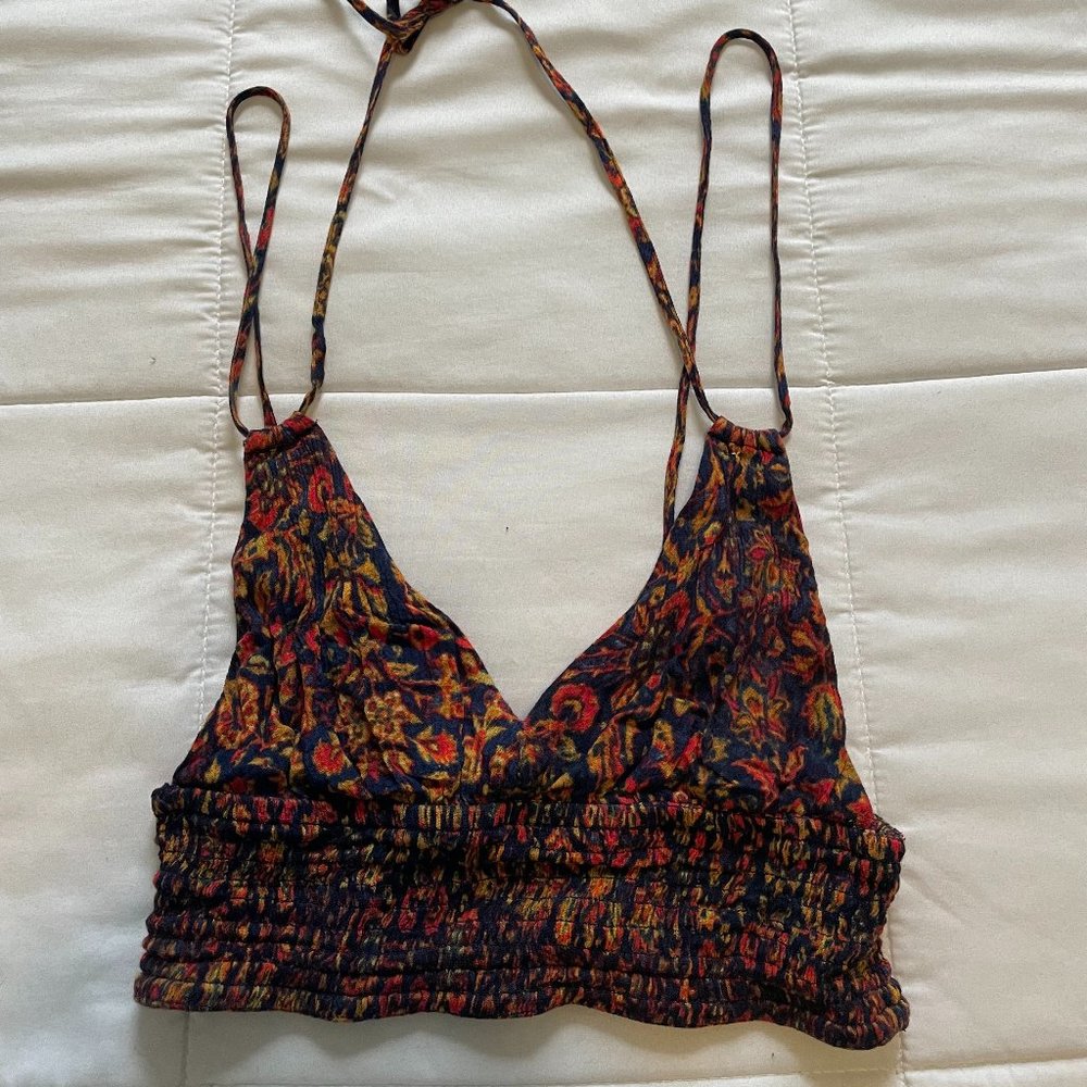 Cropped top floral F21 Small